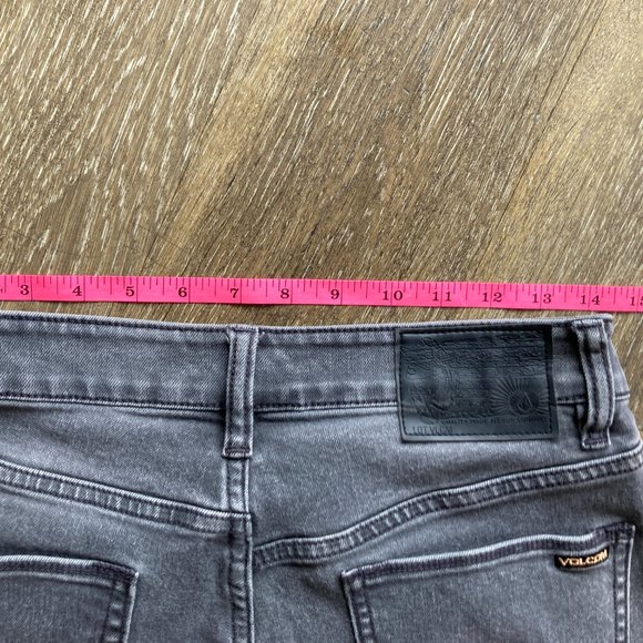 Volcom 2 X Vorta Charcoal Jeans Size 28 - Picture 5 of 9